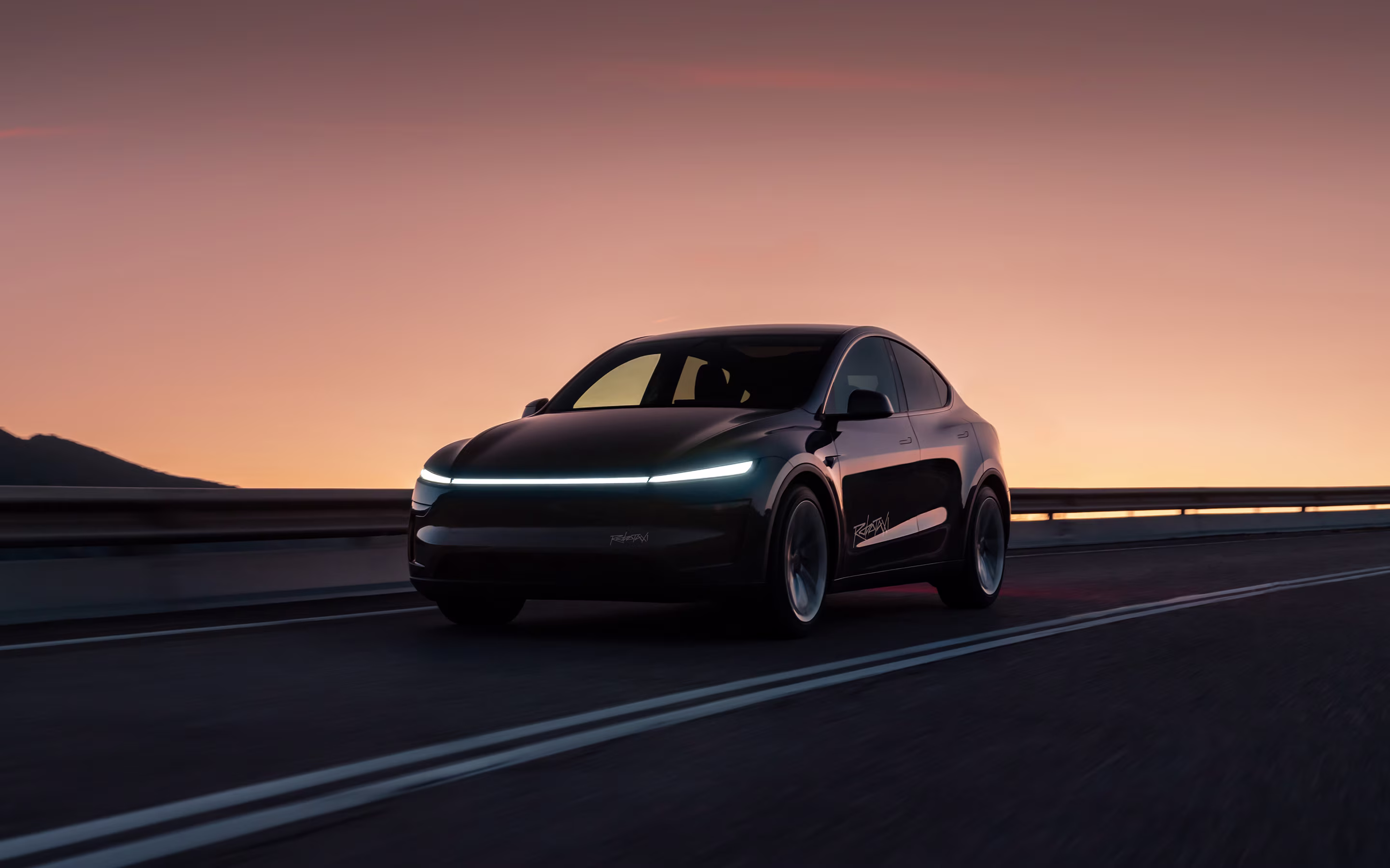 Tesla Robotaxi fleet on the road