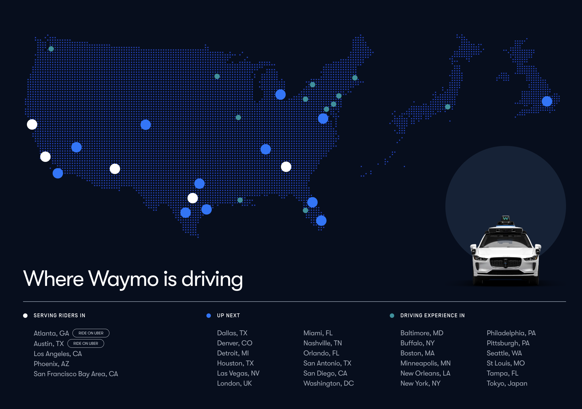Waymo Robotaxi Surges to 450,000 Weekly Paid Rides—Nearly Double in ...